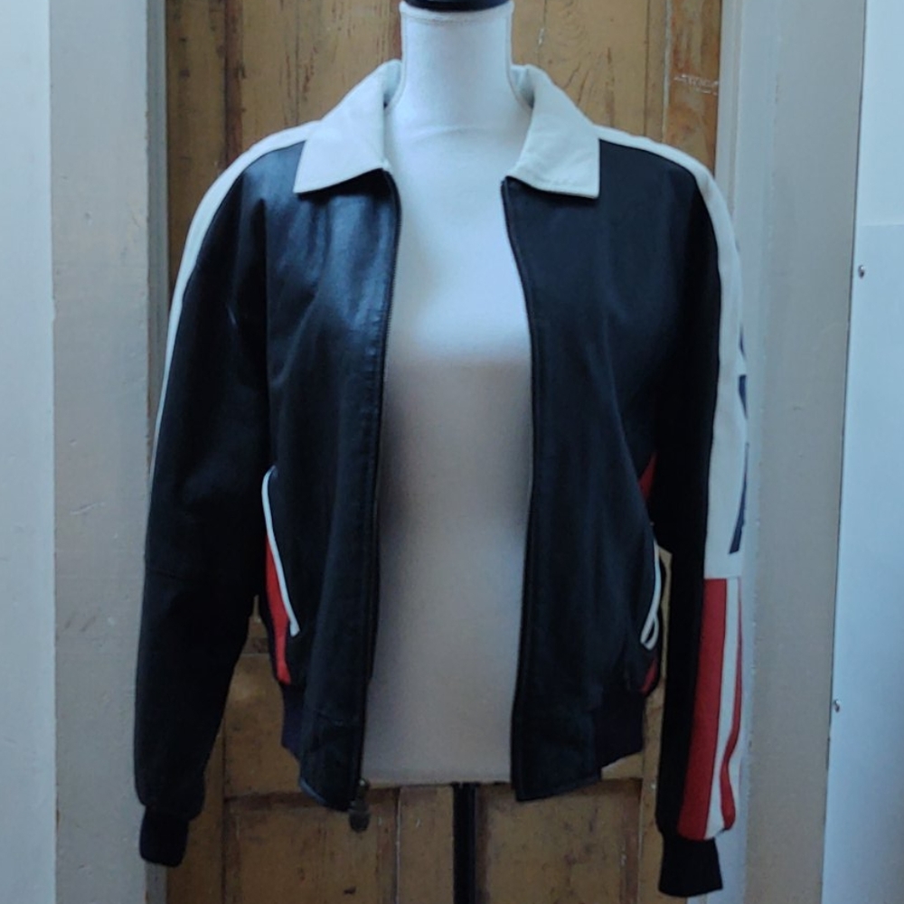 SOLD🌟⭐HP⭐Michael Hoban USA leather jacket - Picture 8 of 11